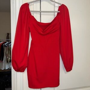 Red dress from princess polly